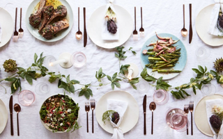 Tablescape from Cook Beautiful by Athena Calderone