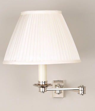 Library Swing Arm Wall Light - Nickel