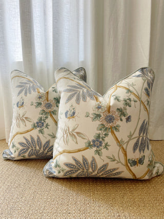 Pair of Pillows - Blue Floral