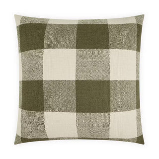 Checked Out Pillow - Dill