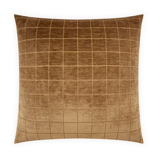 Camden Check Pillow - Cumin