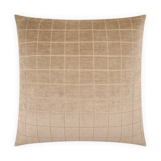 Camden Check Pillow - Fawn
