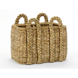 Rectangular Rush Basket - Medium