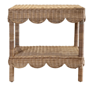 Coco Scalloped Side Table