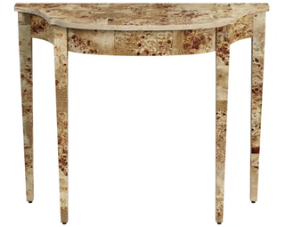 Burl Console Table