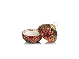 Beehive Ornament Scented Candle - Red