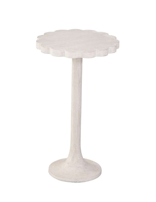 Keiran Scalloped Accent Table