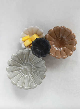 Stoneware Flower Bowls - Large